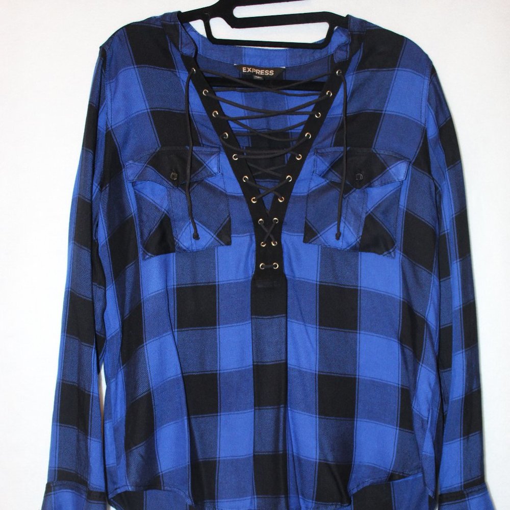 Women's Express Plaid Shirt